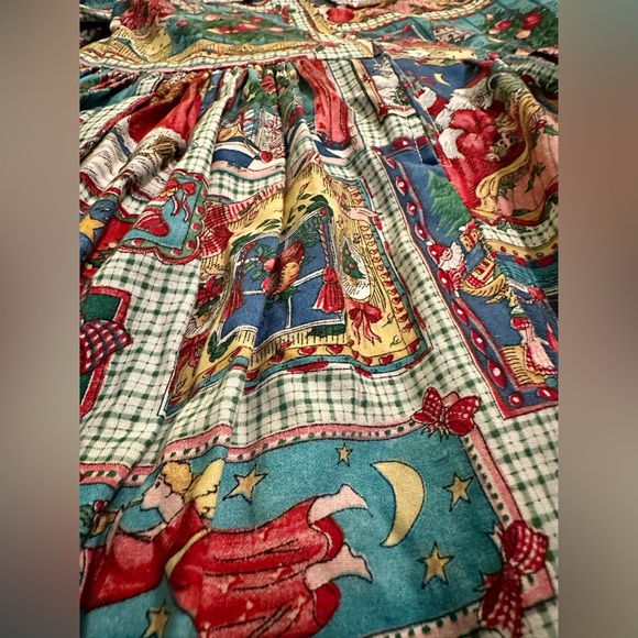 Handmade Girls Christmas Dress - Picture 8 of 8